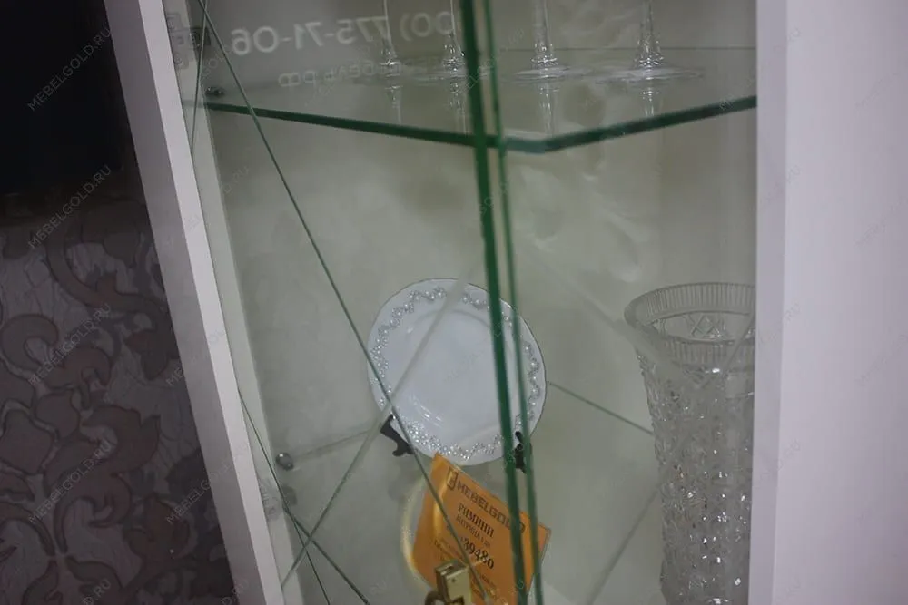 Лобня - Тумба прикроватная (левая/правая) Римини СОЛО (белый золото) РМТП-1 (s) | изображение 5