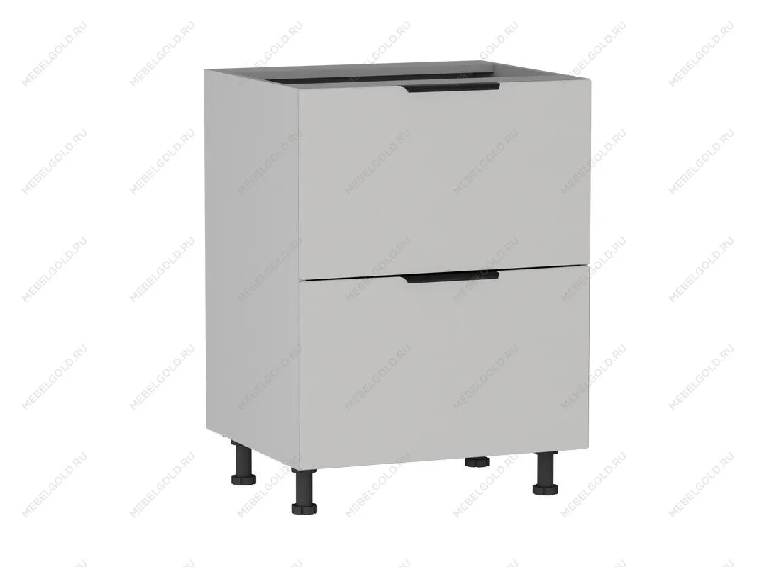 Стол с ящиками СЯ-2-60 , Ватель (600*523*820) Экокожа Белый, 23922