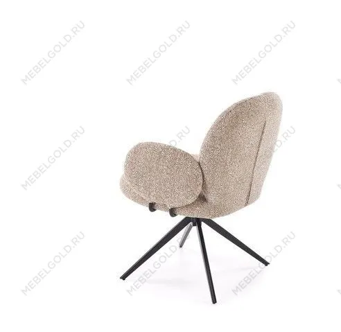 Стул кухонный Halmar K568 поворотный (темно-бежевый/черный) | изображение 1