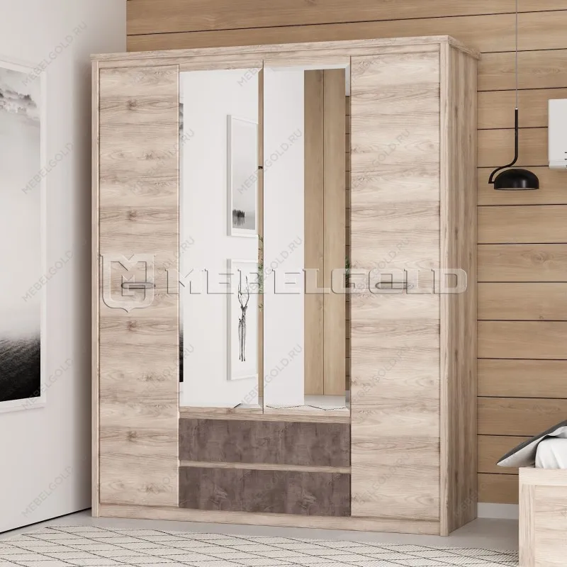 Шкаф 4-створчатый Джаз 4DG2S Z | изображение 2