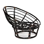 Кресло Papasan с подушкой Античный коричневый, ткань | изображение 1