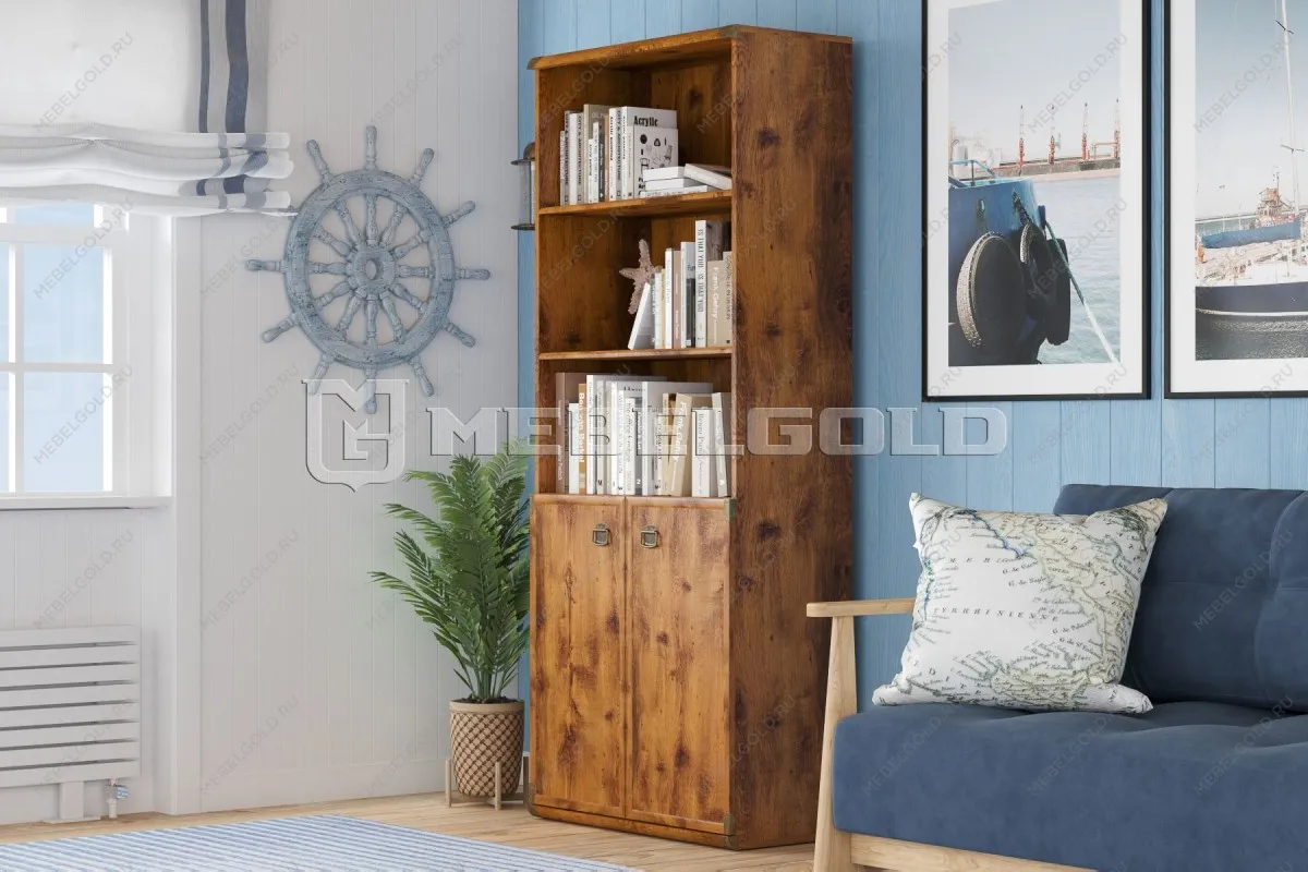 Стеллаж Индиана JREG2DO дуб саттер - Выставка Лобня | изображение 2