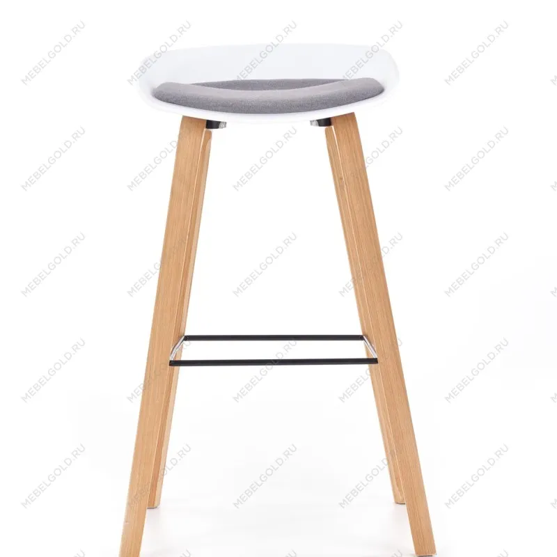 Барный стул Halmar H-86 (белый/серый) | изображение 2