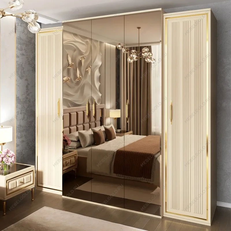 Шкаф Замира 5-дверный бежевый | изображение 3