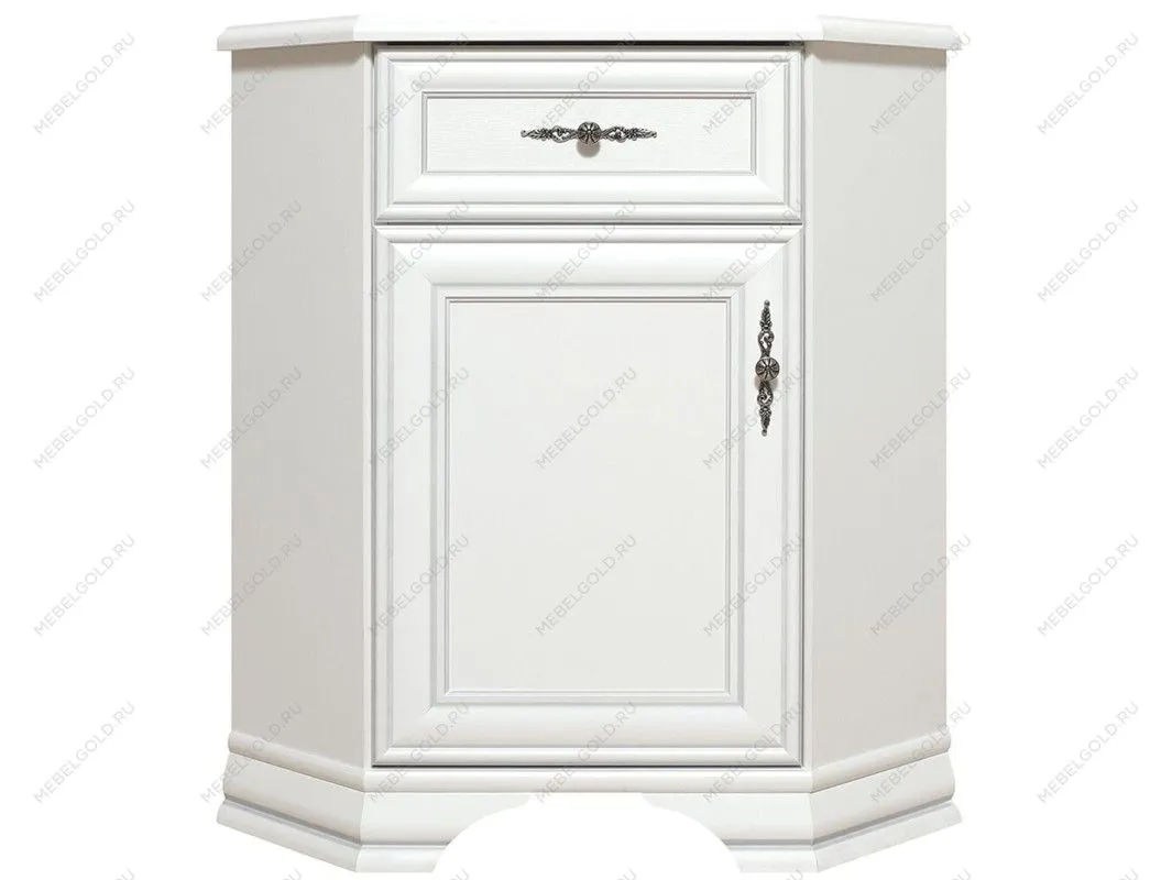 Тумба Кентаки KOMN1D1S/L угловая белый