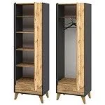 Шкаф комбинированный Сканди МН-036-09 Графит | изображение 1