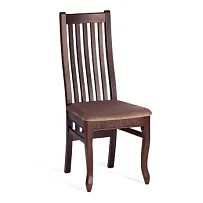 Стул DOLCE мягкое сидение, бук, 40х46х100см, Tobacco, велюр, Tenerife mocca