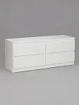 Тумба для ТВ Кастор, 4 ящика, 130х40х54 см, белая | изображение 7