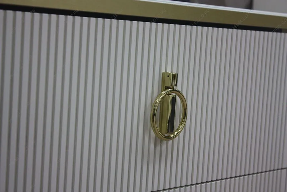 Лобня - Тумба прикроватная (левая/правая) Римини СОЛО (белый золото) РМТП-1 (s) | изображение 13