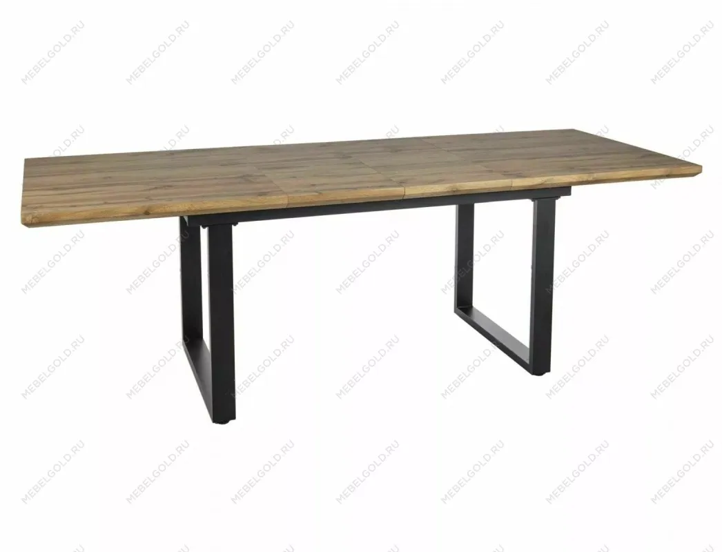 Стол обеденный Signal UMBERTO II 160 раскладной (дуб артизан/черный) | изображение 3