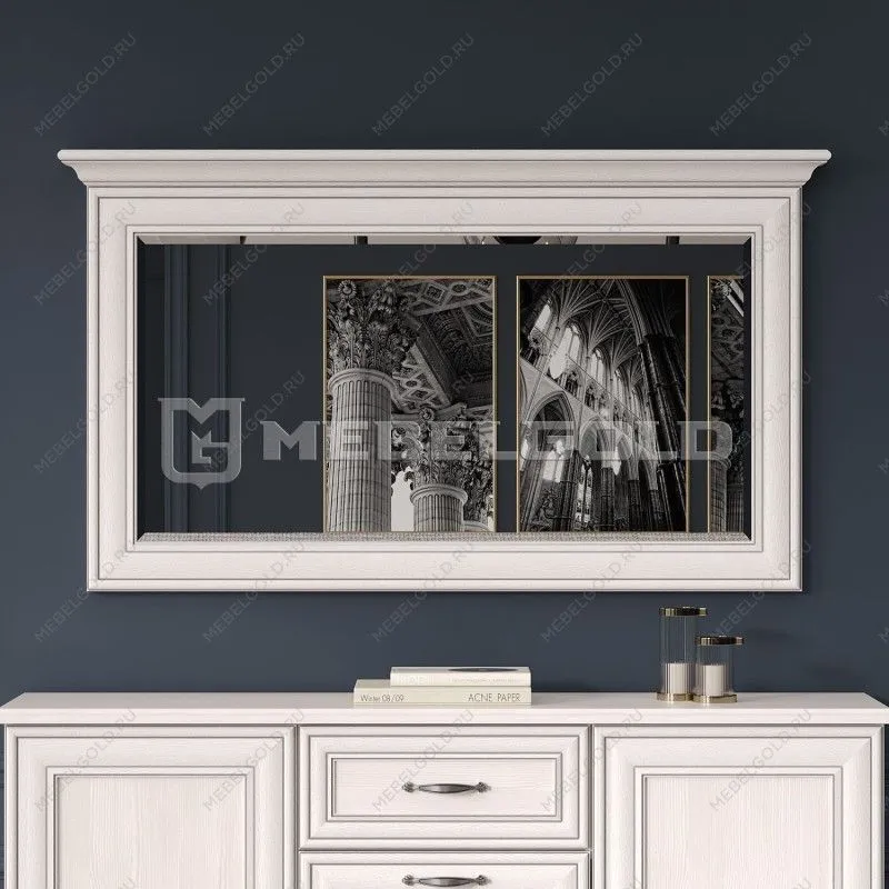 Балашиха - Зеркало Тиффани 130 вудлайн кремовый | изображение 1