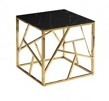 Черный мрамор/золотой