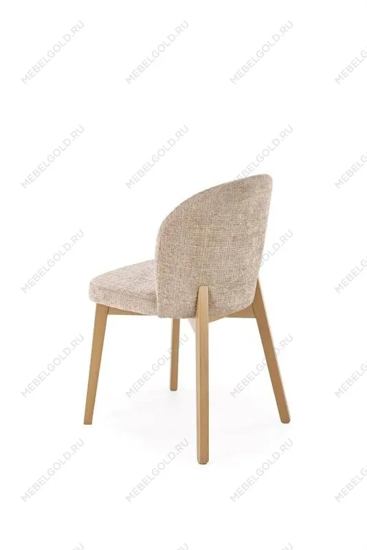 Стул кухонный Halmar BASSO (бежевый/дуб натуральный) | изображение 4