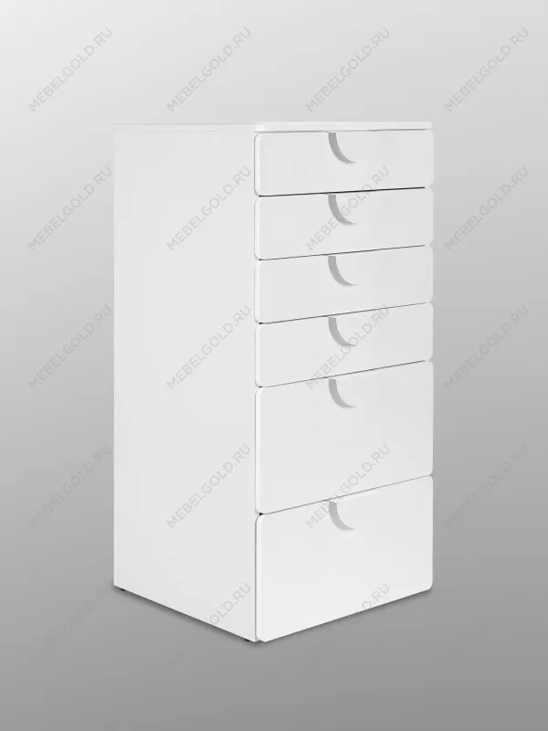 Комод Пикси, 6 ящиков 60x57x120, робкий подснежник | изображение 14