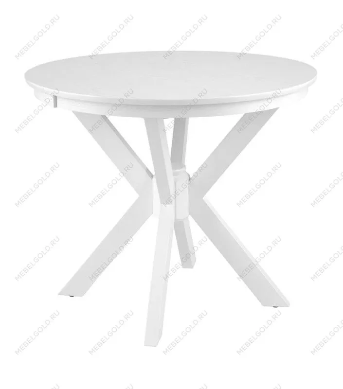 Стол Милан 900 раздвижной (белая эмаль) | изображение 1