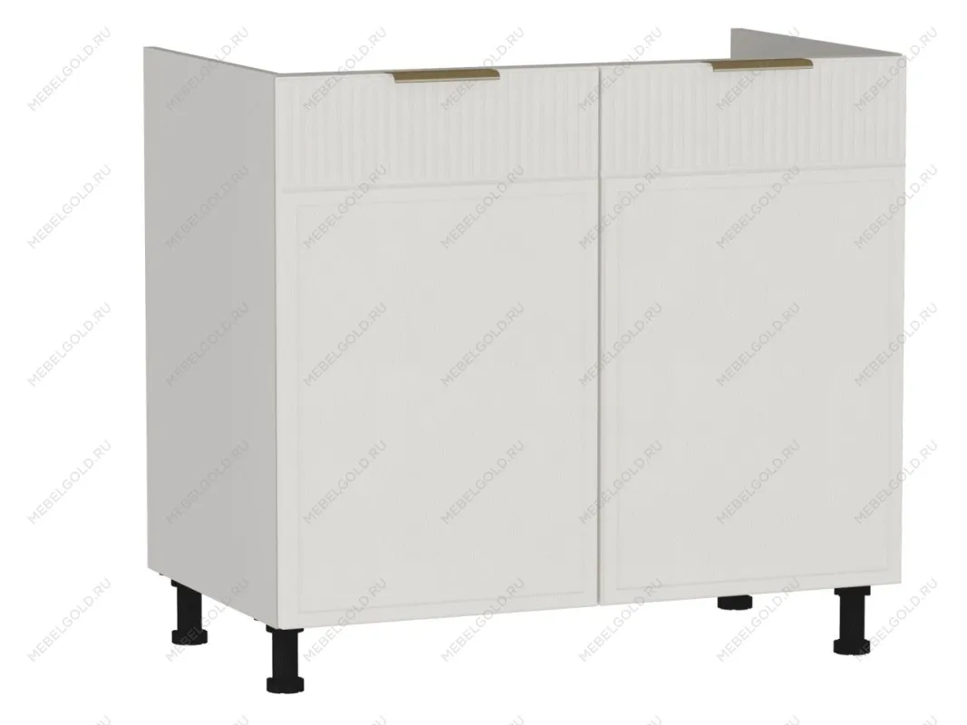 Стол под мойку СМ-90, Берта (900*525*820) Экокожа Белый, 25317