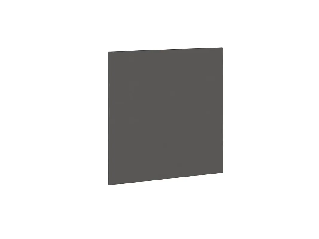 Доп. опция П-1 (Фасад замена духового шкафа) , Виста (596*16*614) Экокожа Серый, 26052