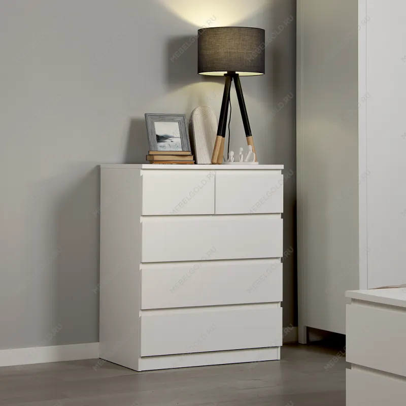 МАЛЬТА комод ИКЕА / IKEA 3+2 ящика 80х99 белый | изображение 5