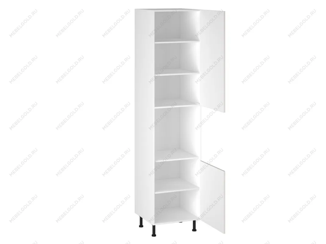 Шкаф-пенал 1080 ПГ-60, Виста (600*586*2576) Экокожа Белый, 26299 | изображение 1