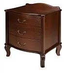 Тумбочка прикроватная Джульетта 3 ящ. (орех) | изображение 1