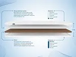 Наматрасник Искусственный латекс 3 см + Кокос 3 см 90х200 | изображение 1
