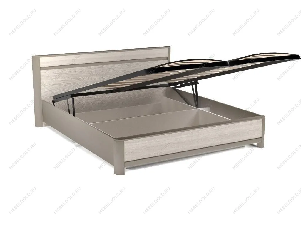 Кровать 1800 с подъемным механизмом, Лацио (2000*2164*900) Серый камень