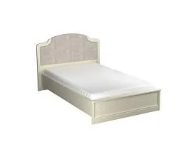 Кровать (каркас) Люкс 1200, Сиена (1394*2110*1090) Береза бежевая, 12322