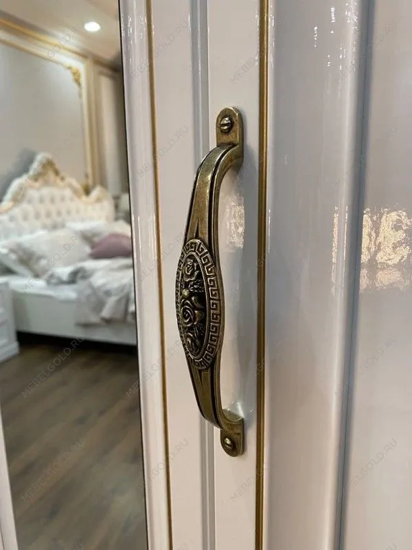 Шкаф Натали 2-дверный без зеркал белый глянец | изображение 2