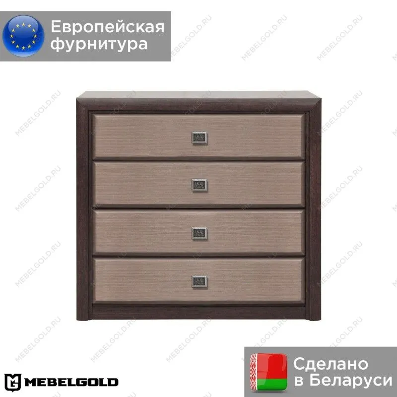 Комод Коен KOM4S Венге/Штрокс (NEW) | изображение 1