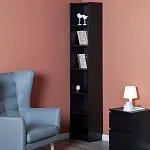 МАЛЬМ / VARMA Стеллаж ИКЕА / IKEA 40, 40x200x28, шпон, черный | изображение 4