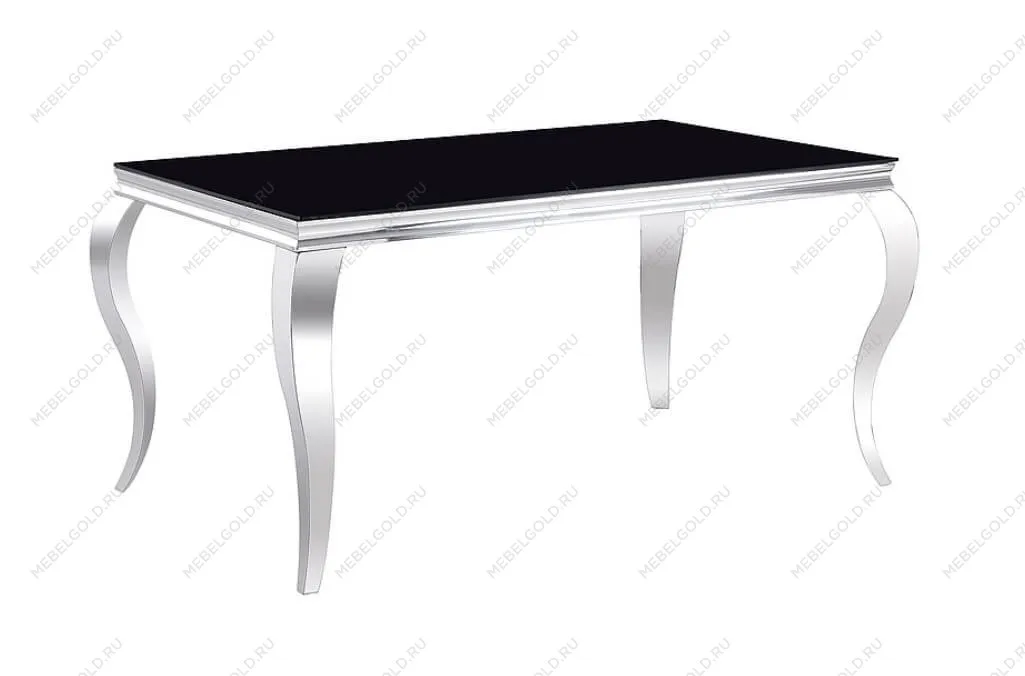 Стол обеденный Signal PRINCE (черный/хром)