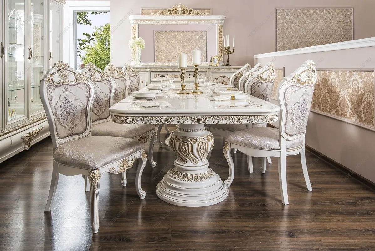 Стол Алсу белый глянец | изображение 2