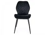 Стул кухонный Signal MIKE Velvet Bluvel 19 (черный/черный) | изображение 1