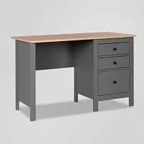 САГА стол письменный 120х56 серый/ясень