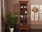 Шкаф с витриной Кентаки REG1W1S каштан - Выставка м. Марьина роща | изображение 1