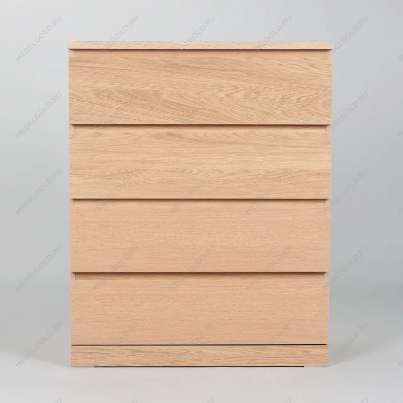 МАЛЬМ / VARMA Комод ИКЕА / IKEA 4, 80x100x40, шпон, беленый дуб | изображение 2