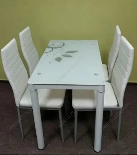 Стол обеденный Signal DAMAR 100 (белый) | изображение 2