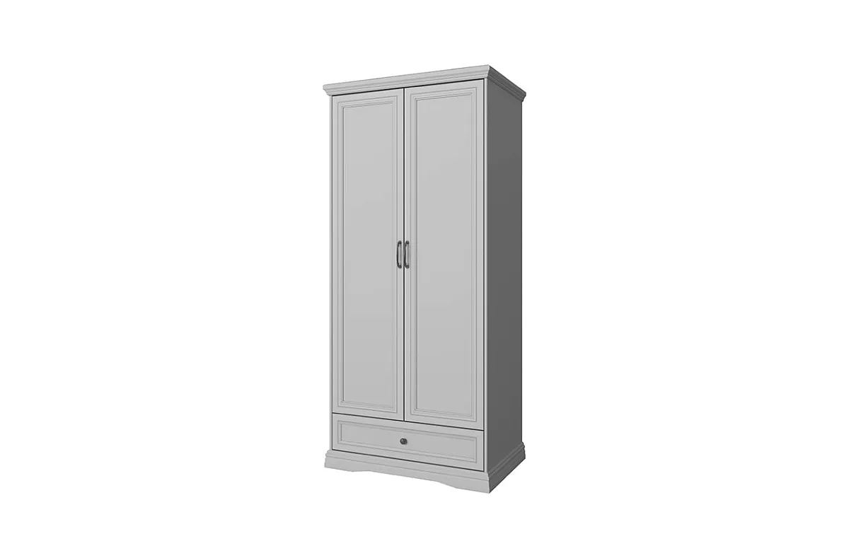 Шкаф Валенсия 2DG1S серый