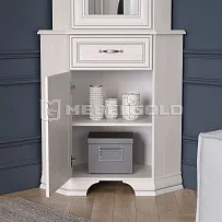 Тумба Тиффани 1D1SU угловая вудлайн кремовый