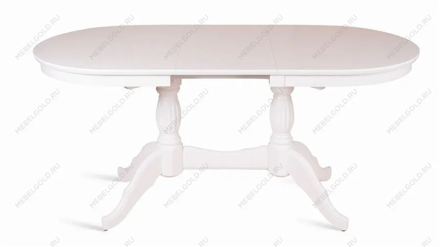 Стол обеденный Лилия-1300 (белая эмаль) | изображение 1