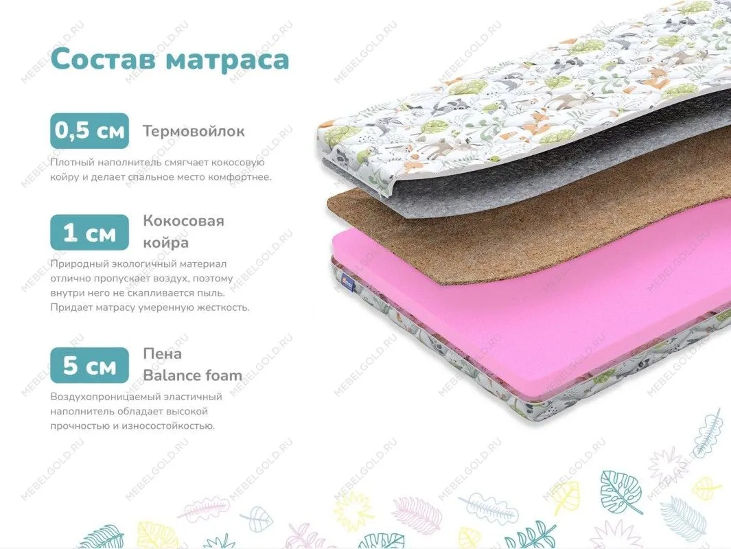 Матрас Лучик 70х140 | изображение 1