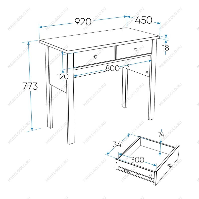 САГА стол туалетный 92х45 серый/ясень | изображение 2