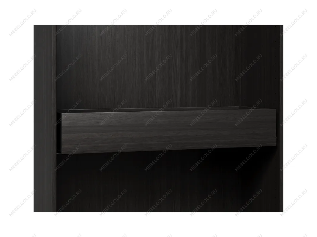 Ящик МАКС длинный выдвижной в двухдверный узкий шкаф, ДСП, цвет Дуб Венге | изображение 1