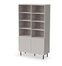 Стеллаж Halmar PAXOS REG-1 (кашемир/черный)