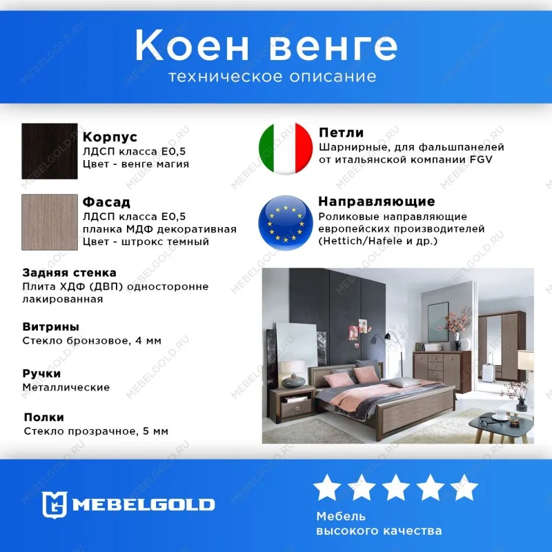 Гостиная Коен Венге/Штрокс 1 | изображение 1