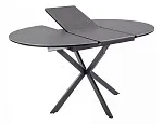 Стол обеденный Signal GASTON Ceramic 100 раскладной (серый/черный мат) | изображение 1