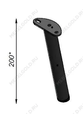 Опора Скандинавия наклонная 200 мм (комплект 5 шт), ФР.0600.0207