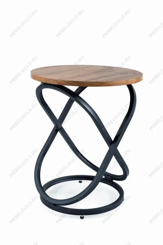 Стол журнальный Signal EOS E (дуб артизан/черный) | изображение 1