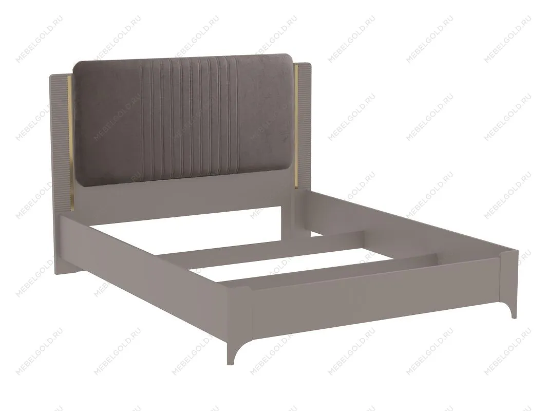 Кровать (каркас) 1600 (велюр), Сиде (1692*2082*1200) Мокко, 12620 | изображение 1
