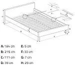 Кровать Halmar EVORA 160 (бежевый) | изображение 20